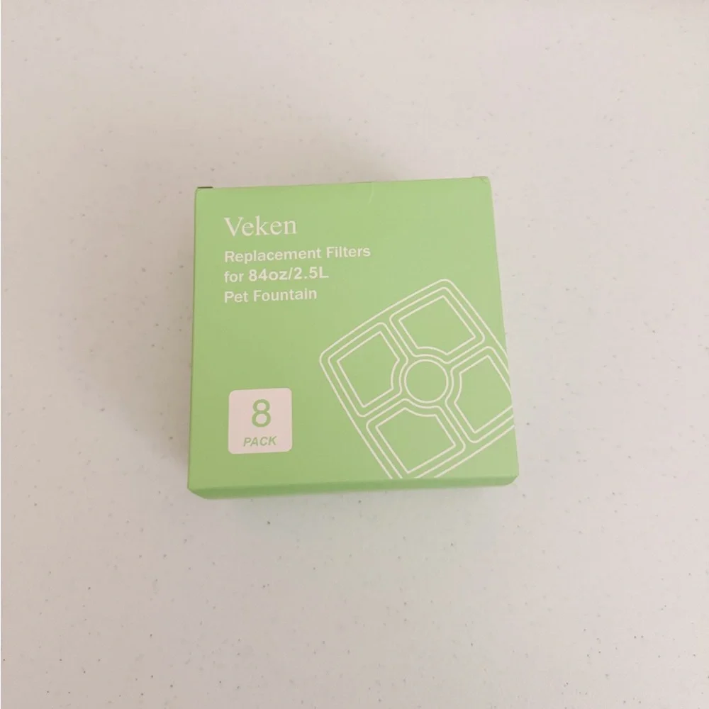 Veken Pet Fountain Replacement Filters 8-Pack